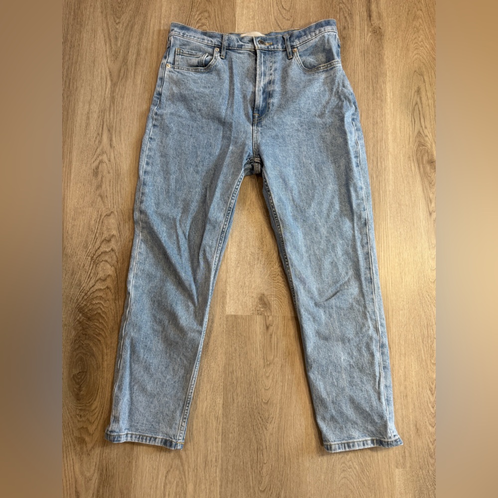 Everlane The Original Cheeky Jeans – Size 30, High-Rise Cropped Straight Leg